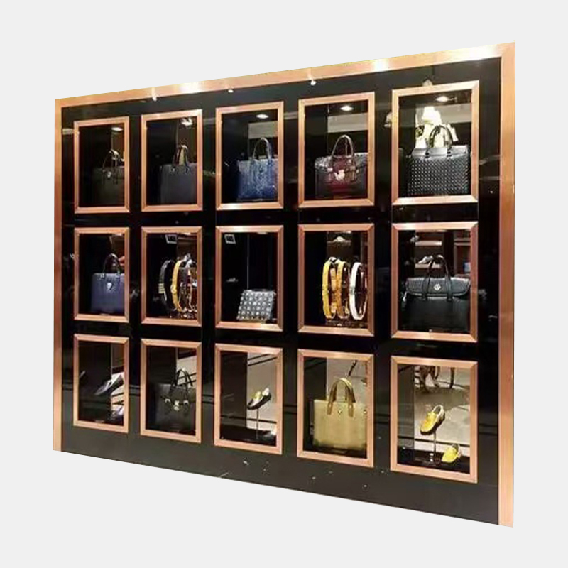 CC-S102 Stainless Steel Clothing Display Cabinet